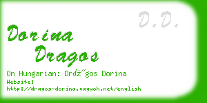 dorina dragos business card